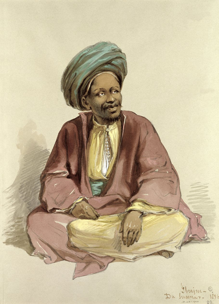 Ibrahim - fra Sunnar, 1856 av Amadeo Preziosi