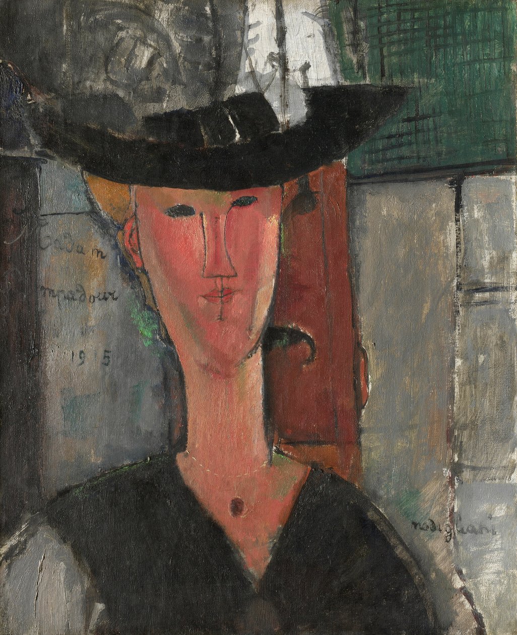 Madam Pompadour, 1915. av Amedeo Modigliani