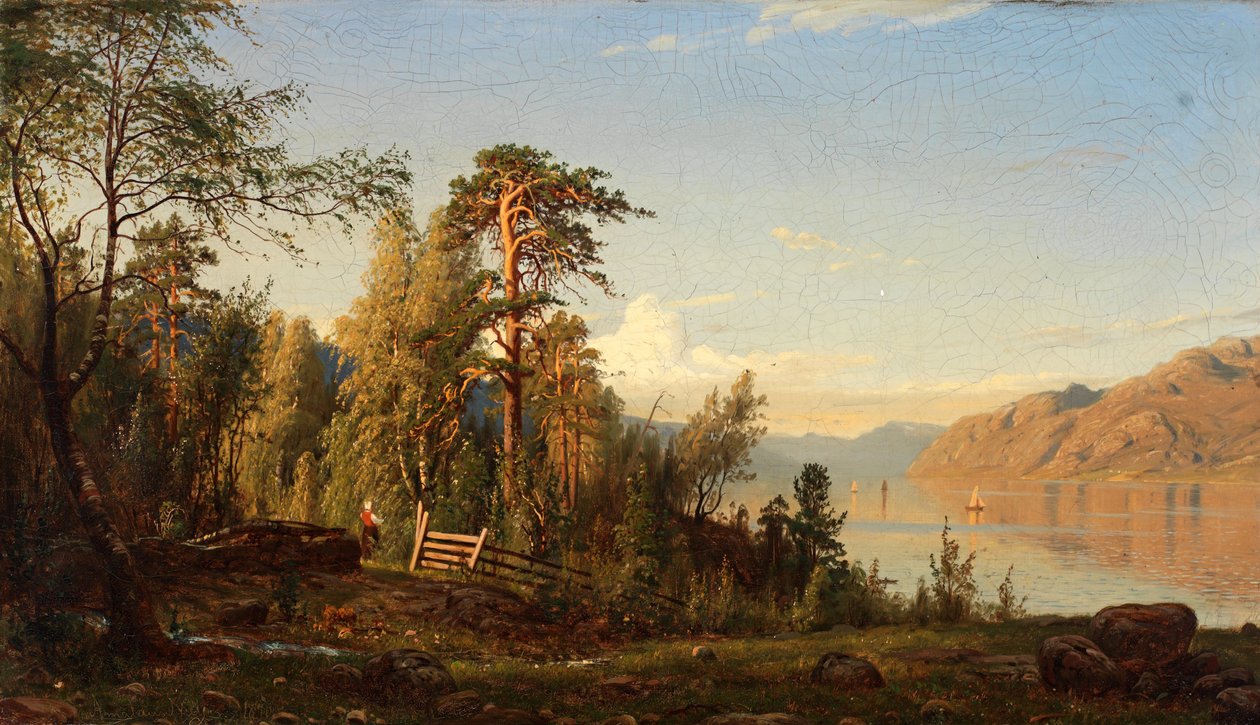 Fjordparti av Amaldus Nielsen