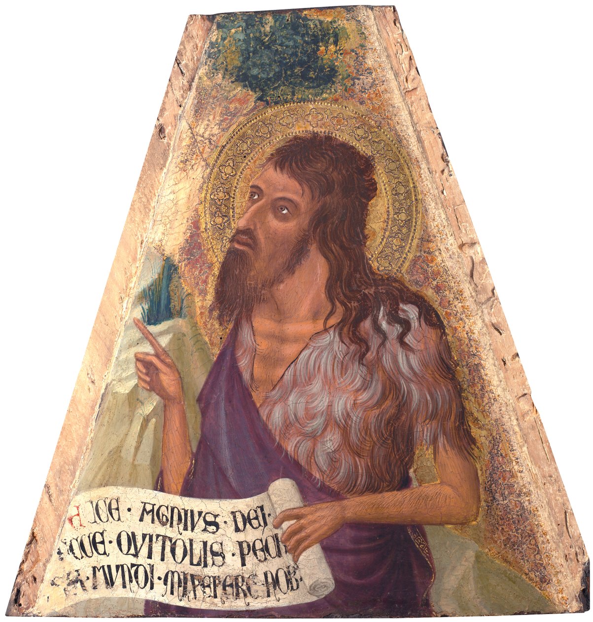 St. Johannes døperen av Ambrogio Lorenzetti