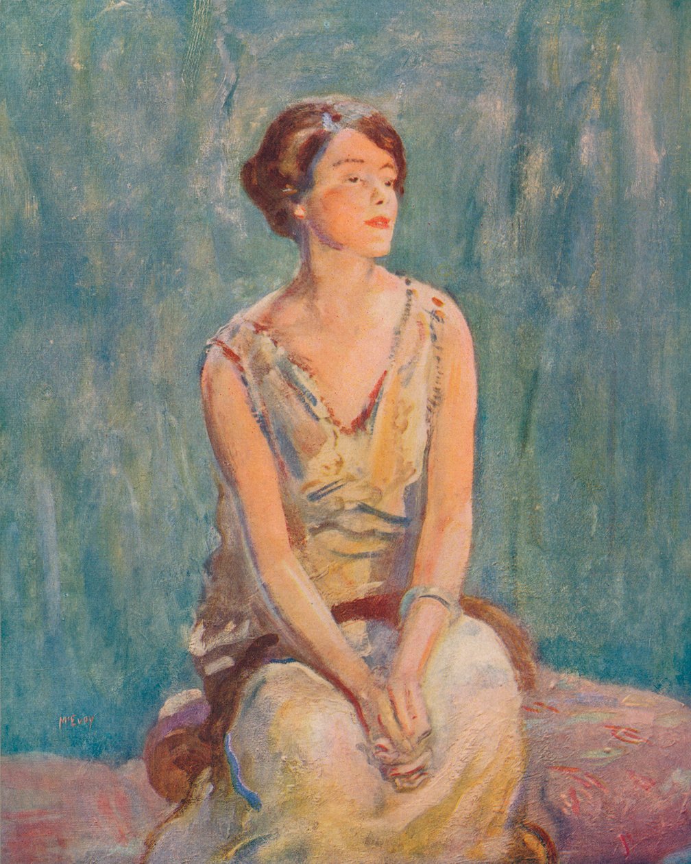 Et portrett, c1922, c1932 av Ambrose McEvoy
