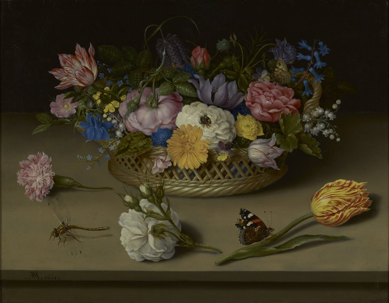 Blomsterstilleben av Ambrosius the Elder Bosschaert