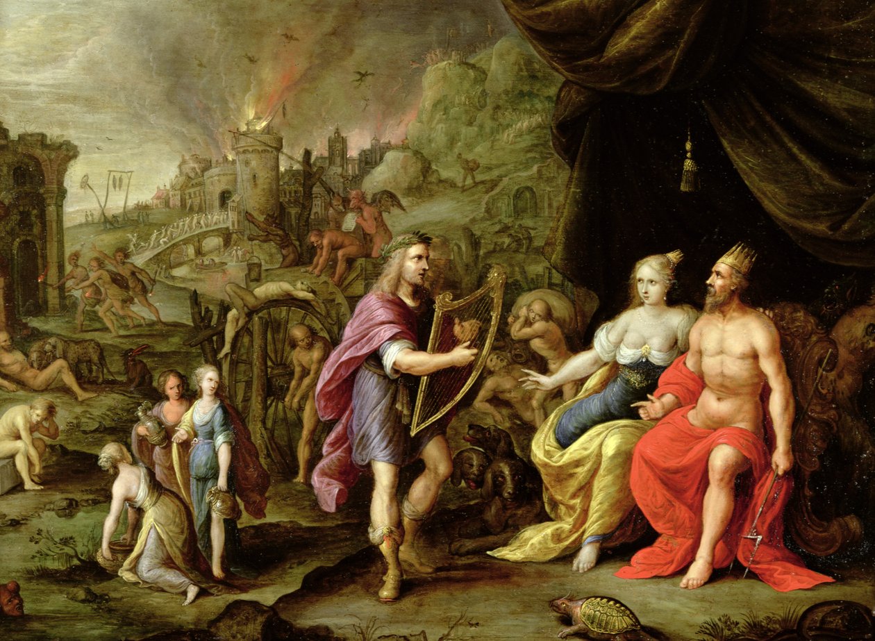 Orfeus i underverdenen av Ambrosius the Elder Francken or Franck