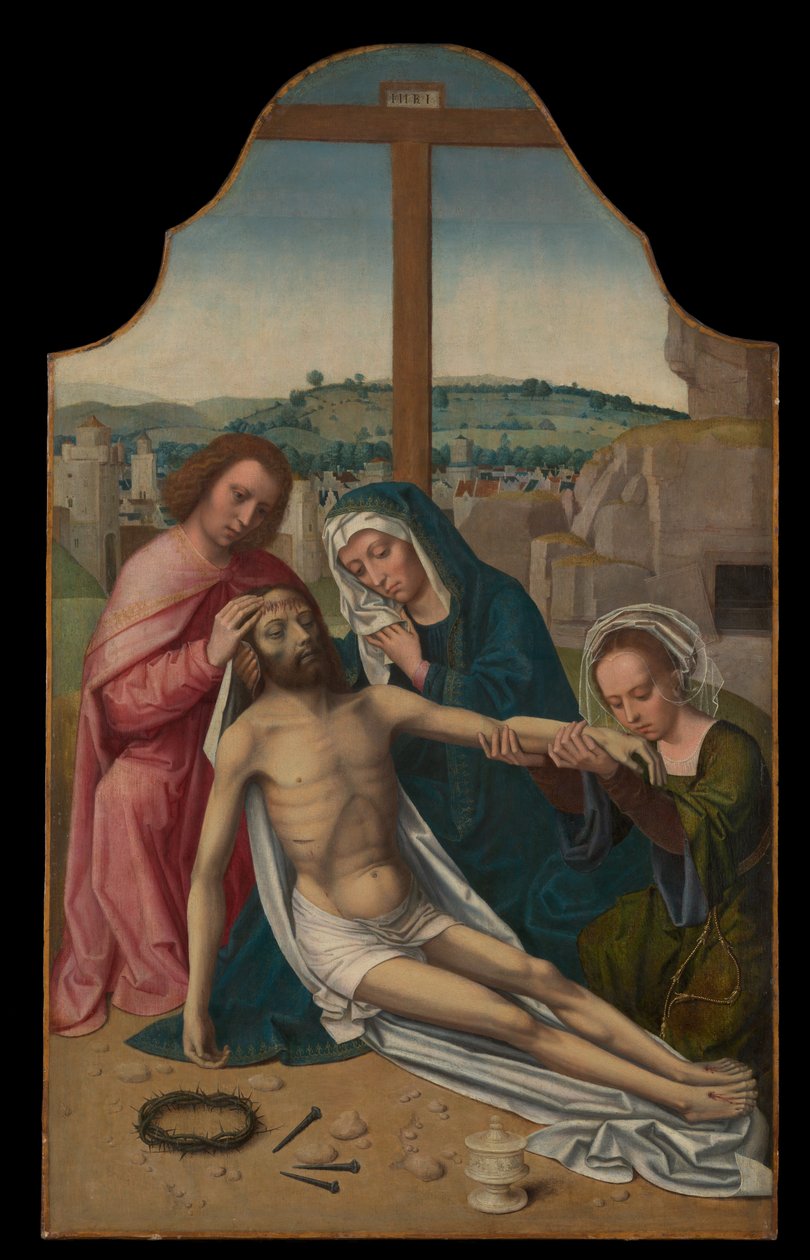 Klagesangen, ca. 1520-25. av Ambrosius Benson