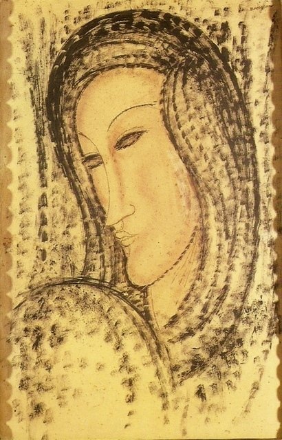 Portrett av en ung enke Francais: Portrait d