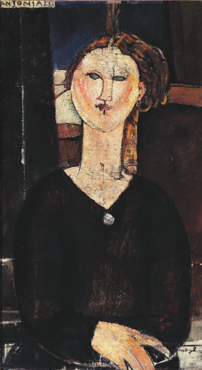 Antonia, ca. 1915 av Amedeo Modigliani