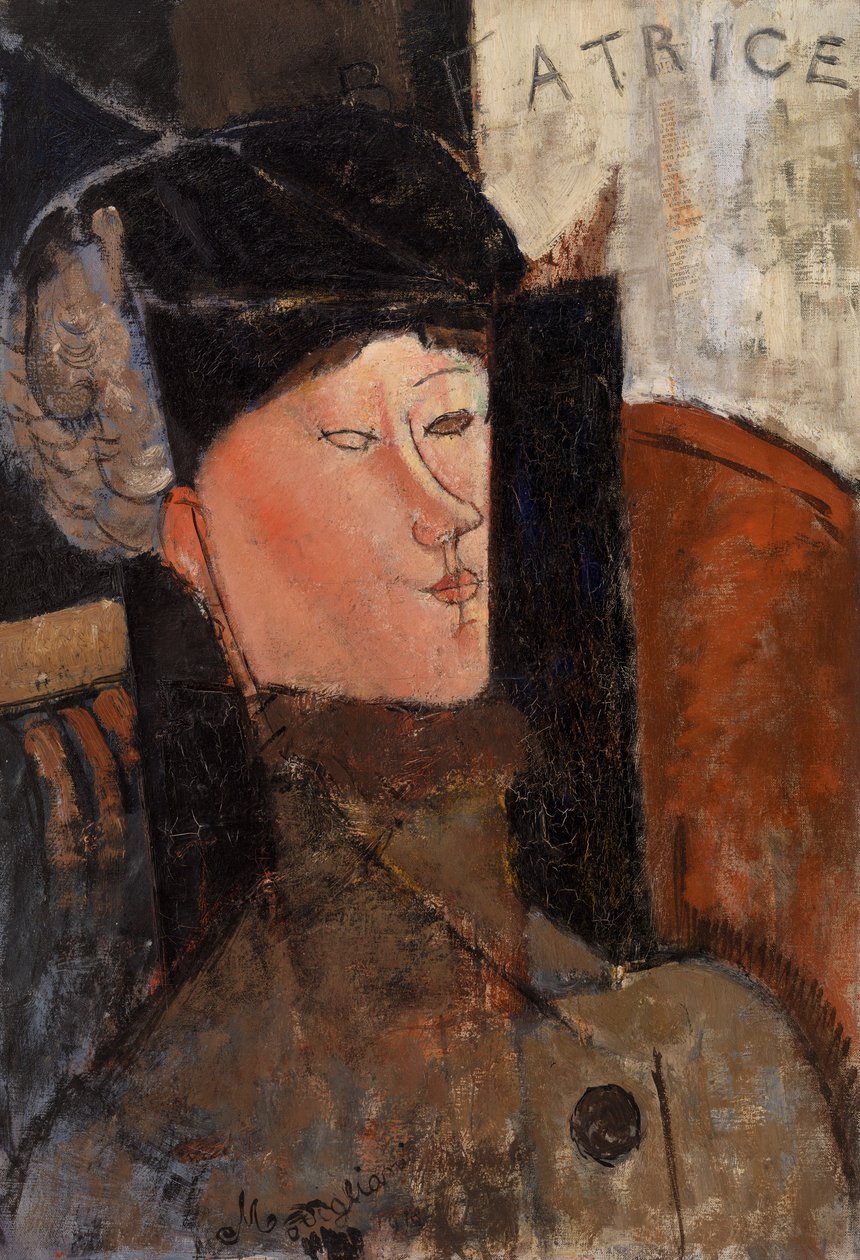 Beatrice (portrett av Beatrice Hastings) av Amedeo Modigliani