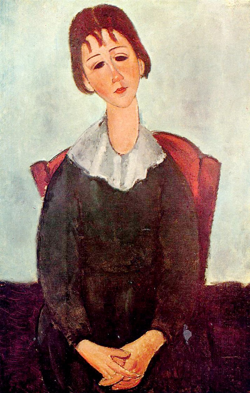 Girl in Black, 1918 av Amedeo Modigliani