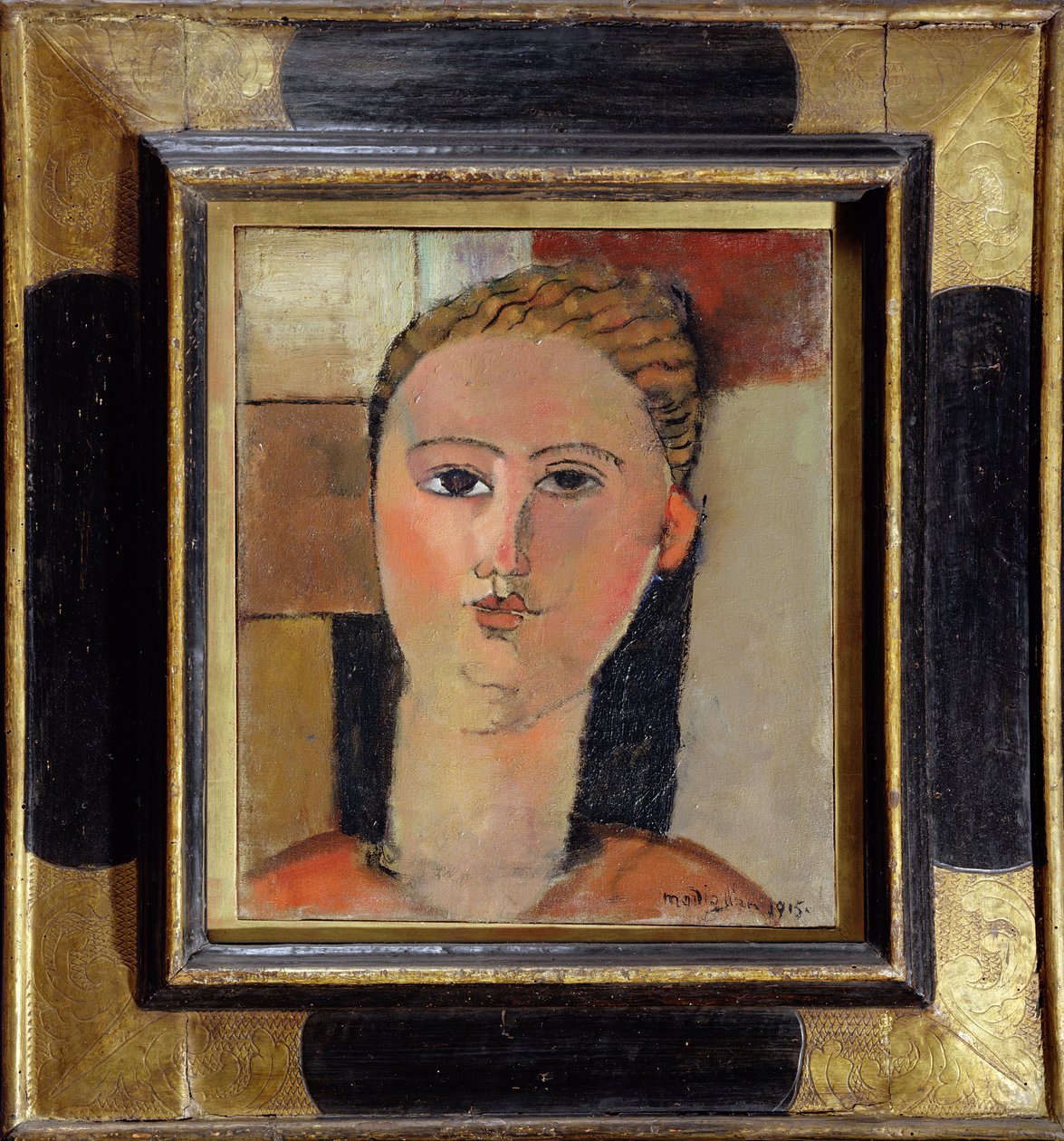 Jente med rødt hår, 1915 av Amedeo Modigliani