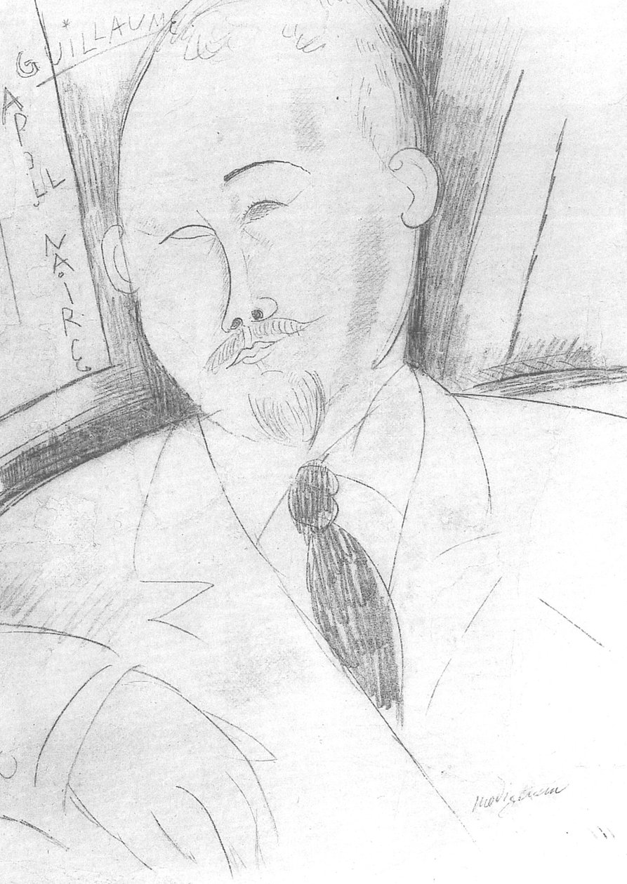 Guillaume Apollinaire av Amedeo Modigliani