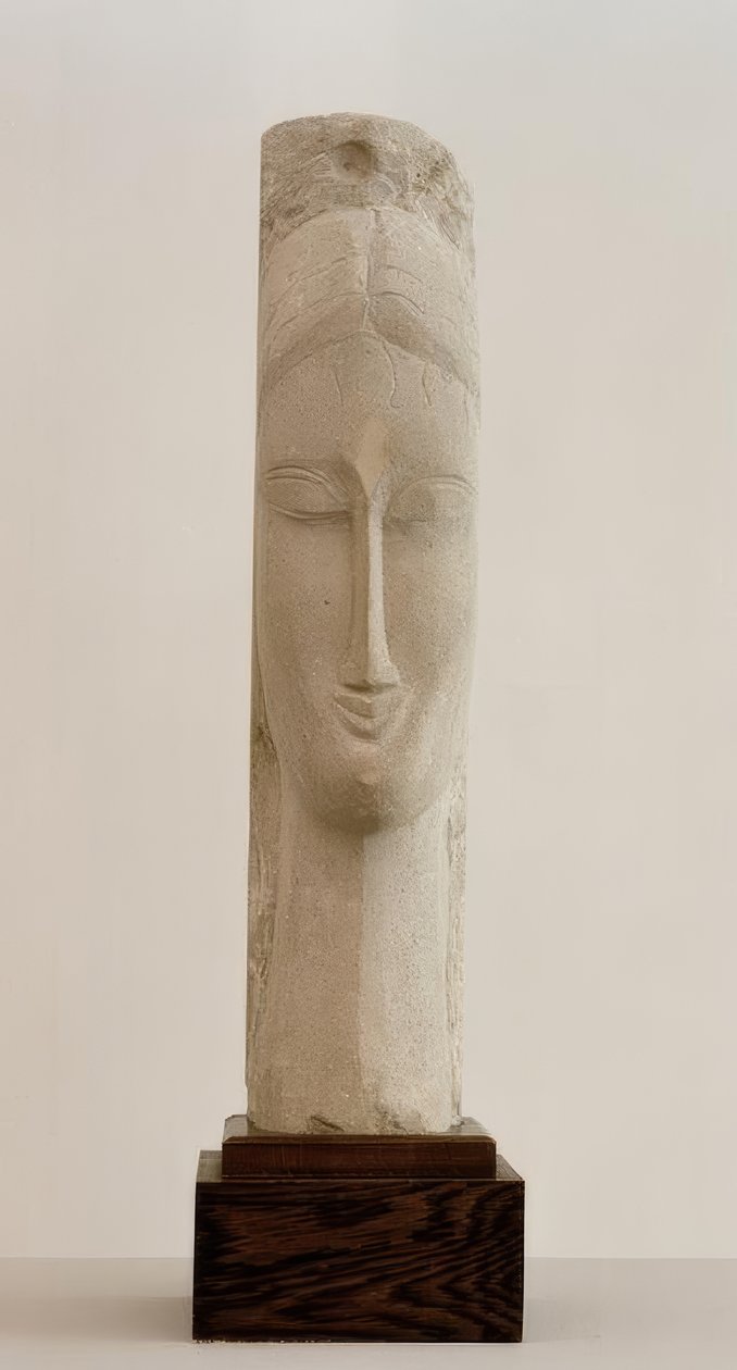 Hodet til en kvinne av Amedeo Modigliani