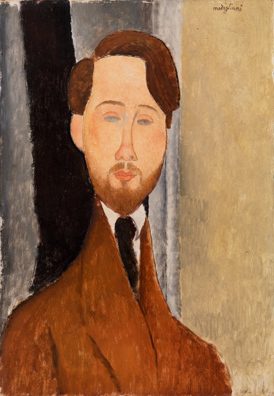 Léopold Zborowski av Amedeo Modigliani