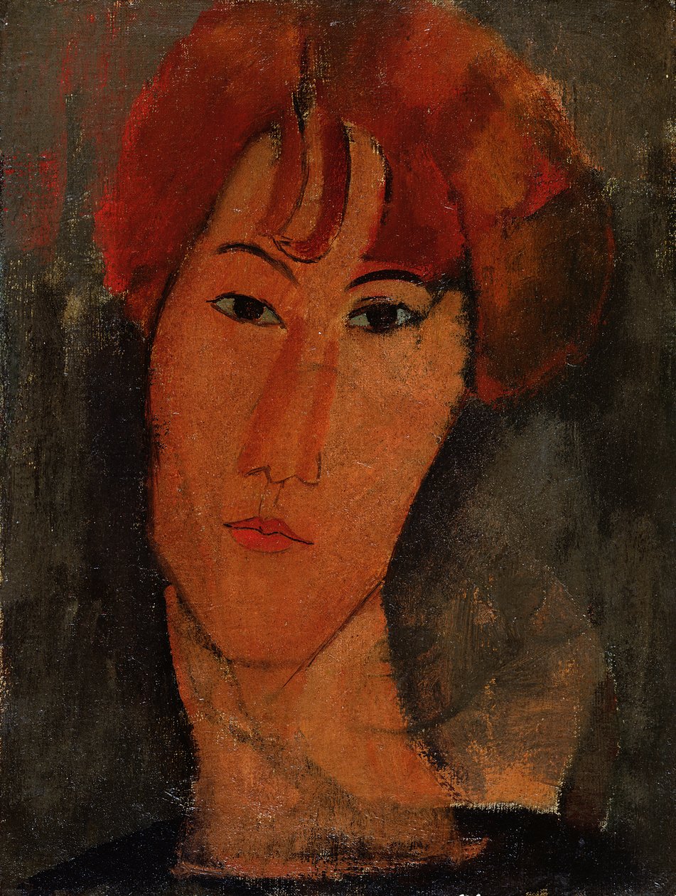 Portrett av Pardy, ca. 1915 av Amedeo Modigliani