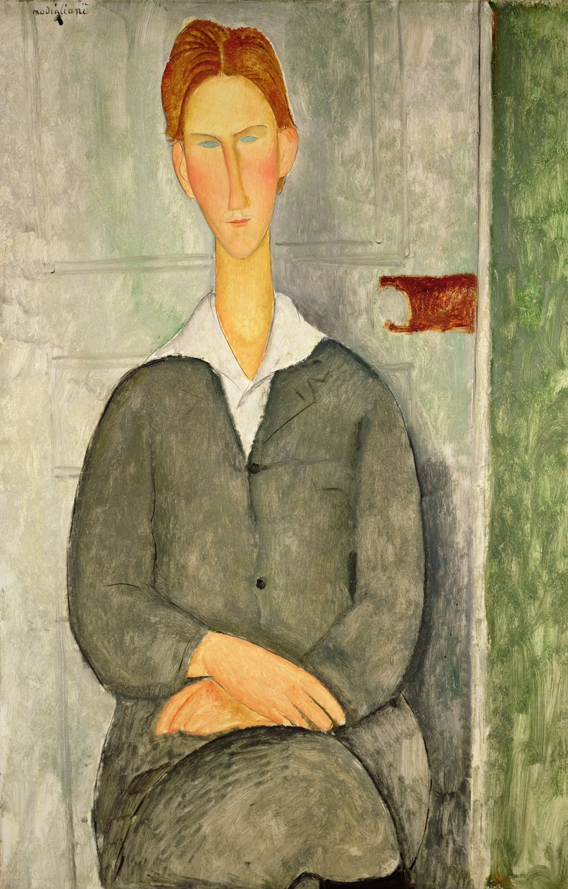 Ung gutt med rødt hår, 1906 av Amedeo Modigliani