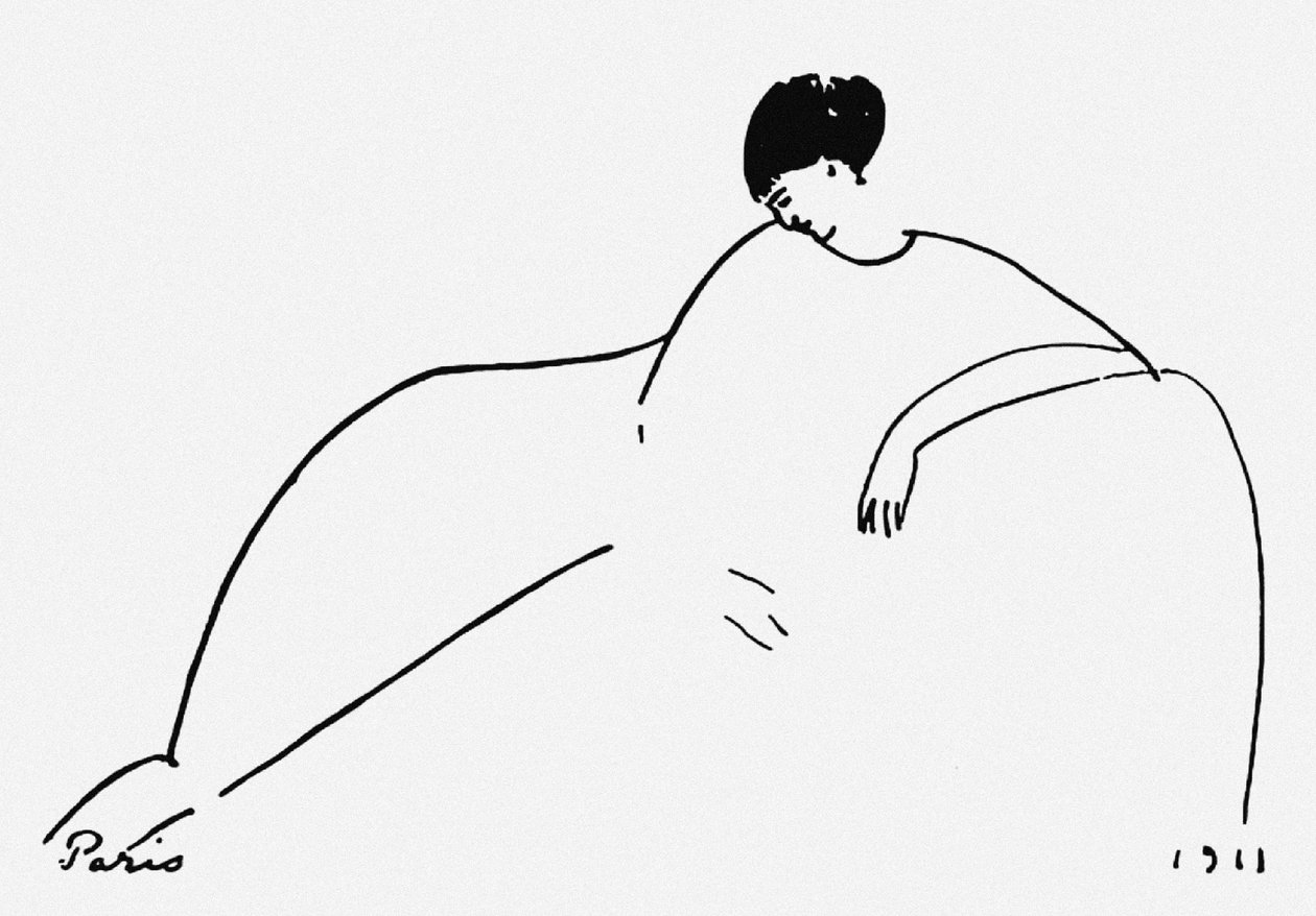 Anna Ekmatova, ೧೯೧೧ av Amedeo Modigliani