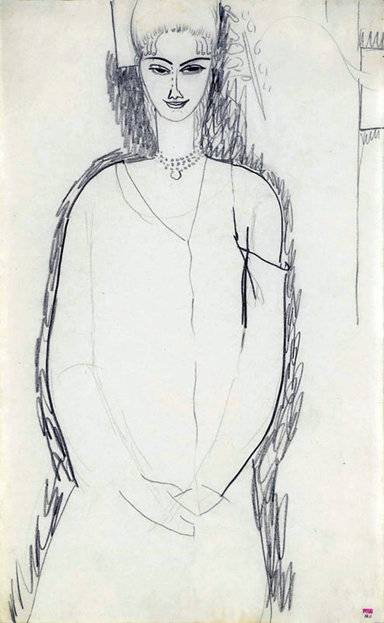 Ana Akhmatova, 1911 av Amedeo Modigliani