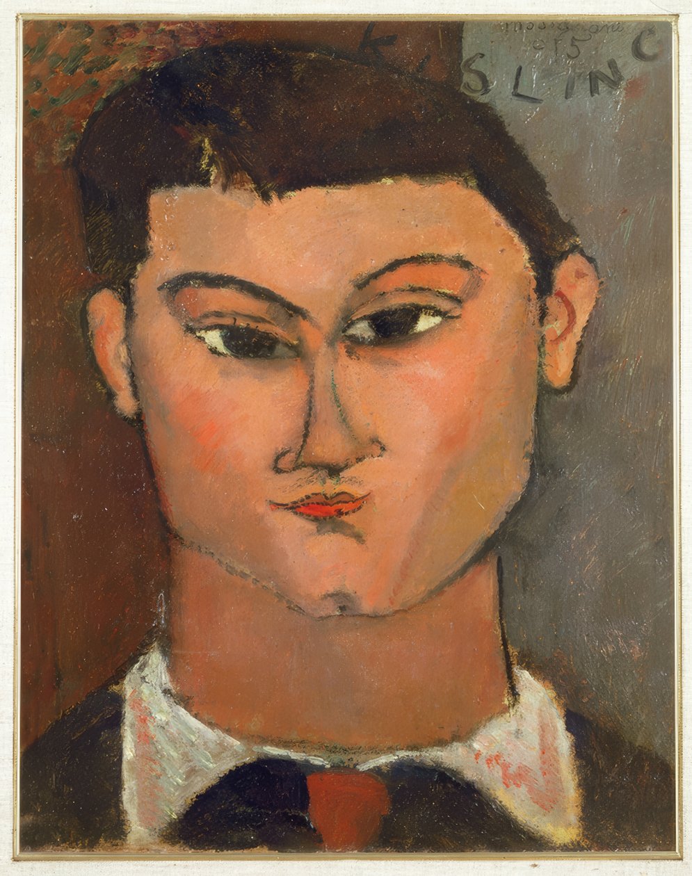 Portrett av maleren Moïse Kisling av Amedeo Modigliani