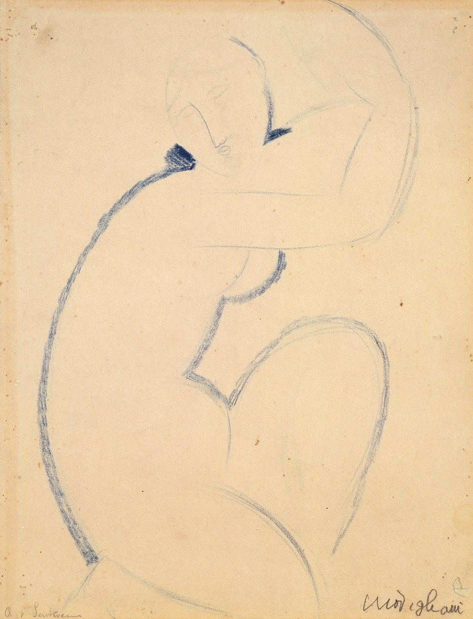 Kariatid av Amedeo Modigliani