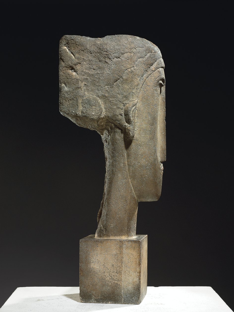 Hode, ca. 1910-12 (kalkstein) av Amedeo Modigliani