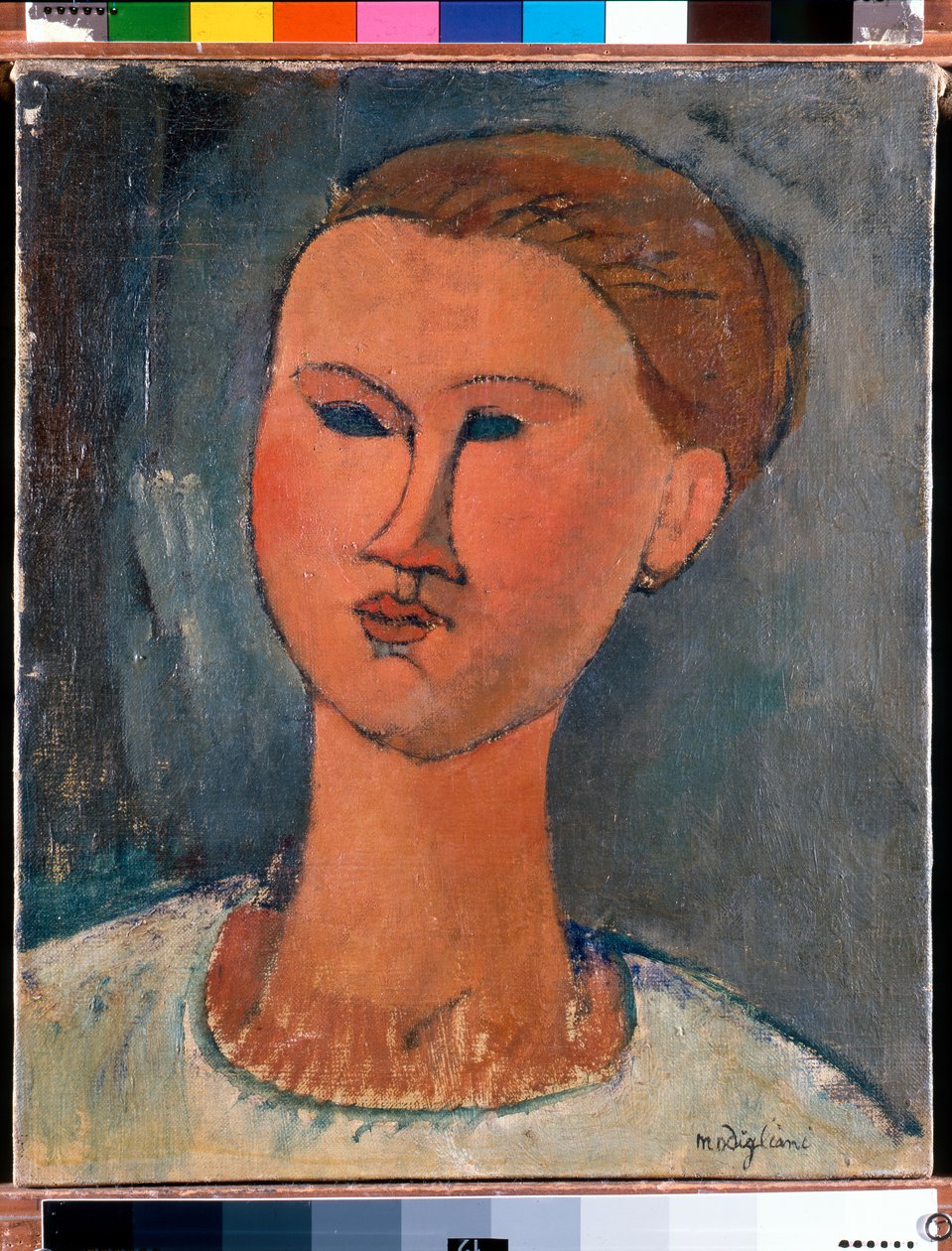 Leder for Young Lady av Amedeo Modigliani