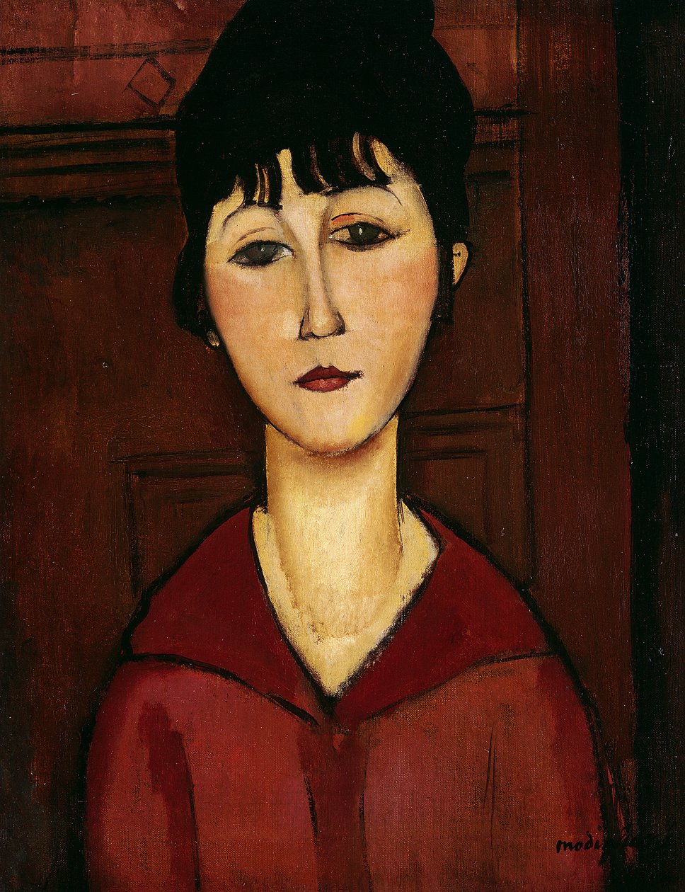Leder for en ung jente, 1916 av Amedeo Modigliani