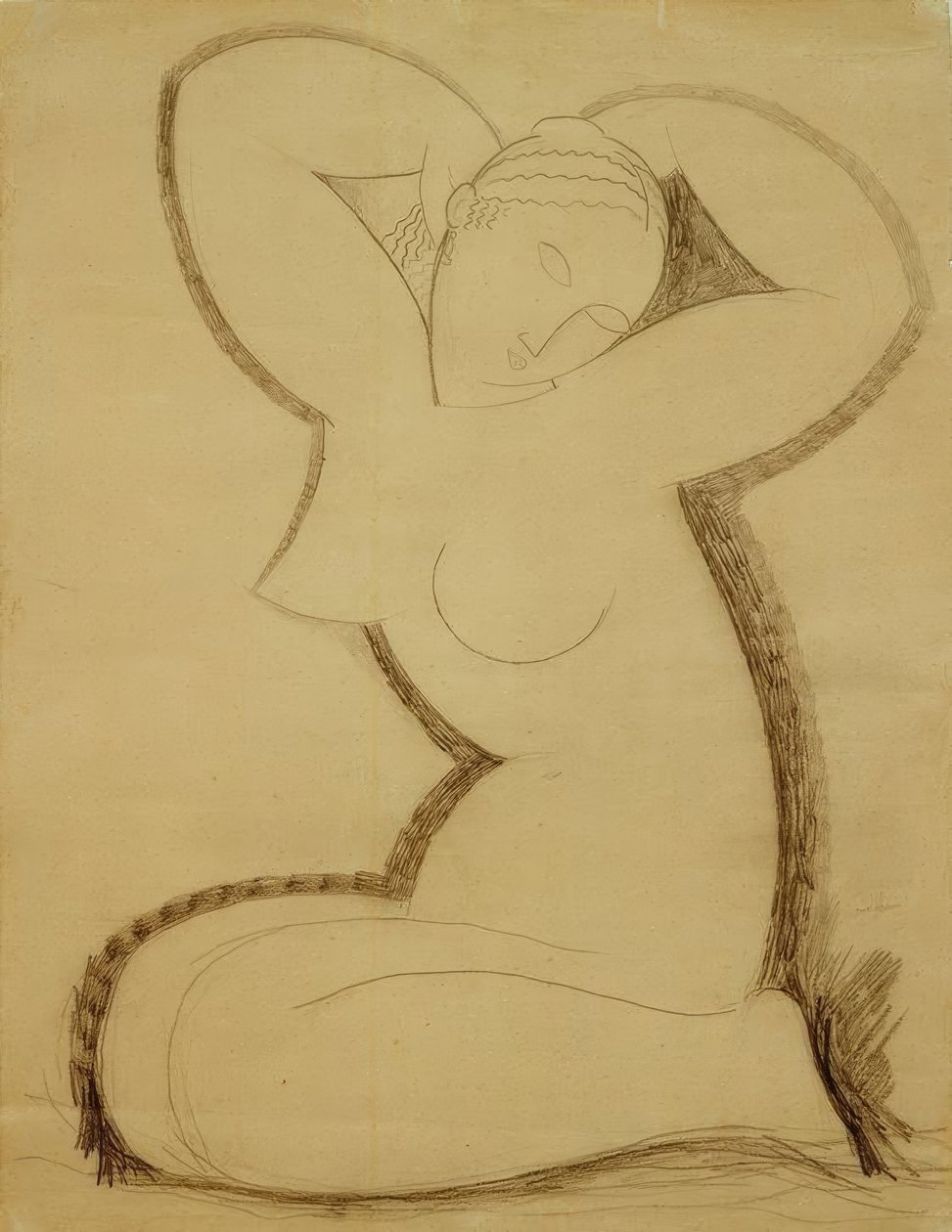 fremdriftsplan av Amedeo Modigliani