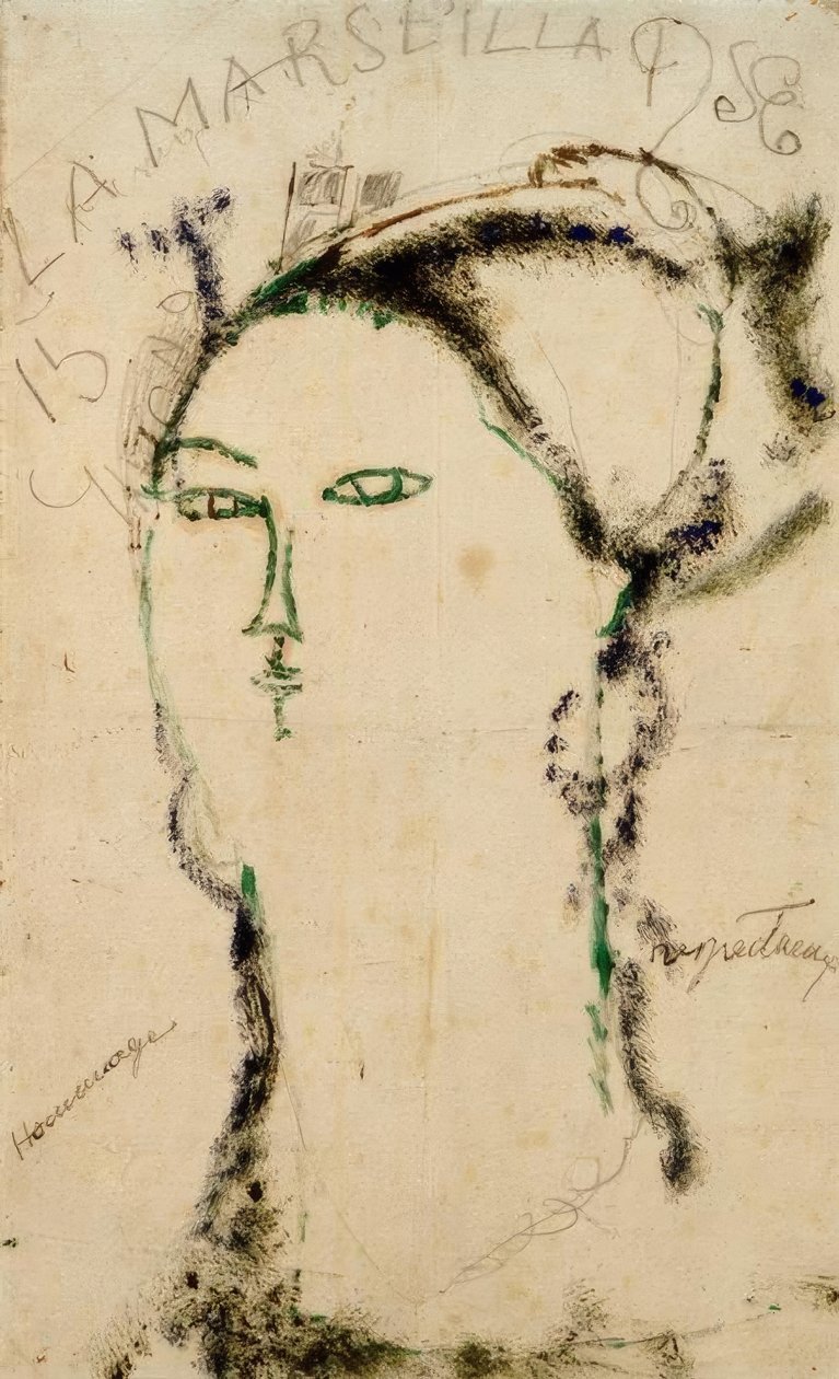 Madame Othon Friesz (La Marseillaise) av Amedeo Modigliani