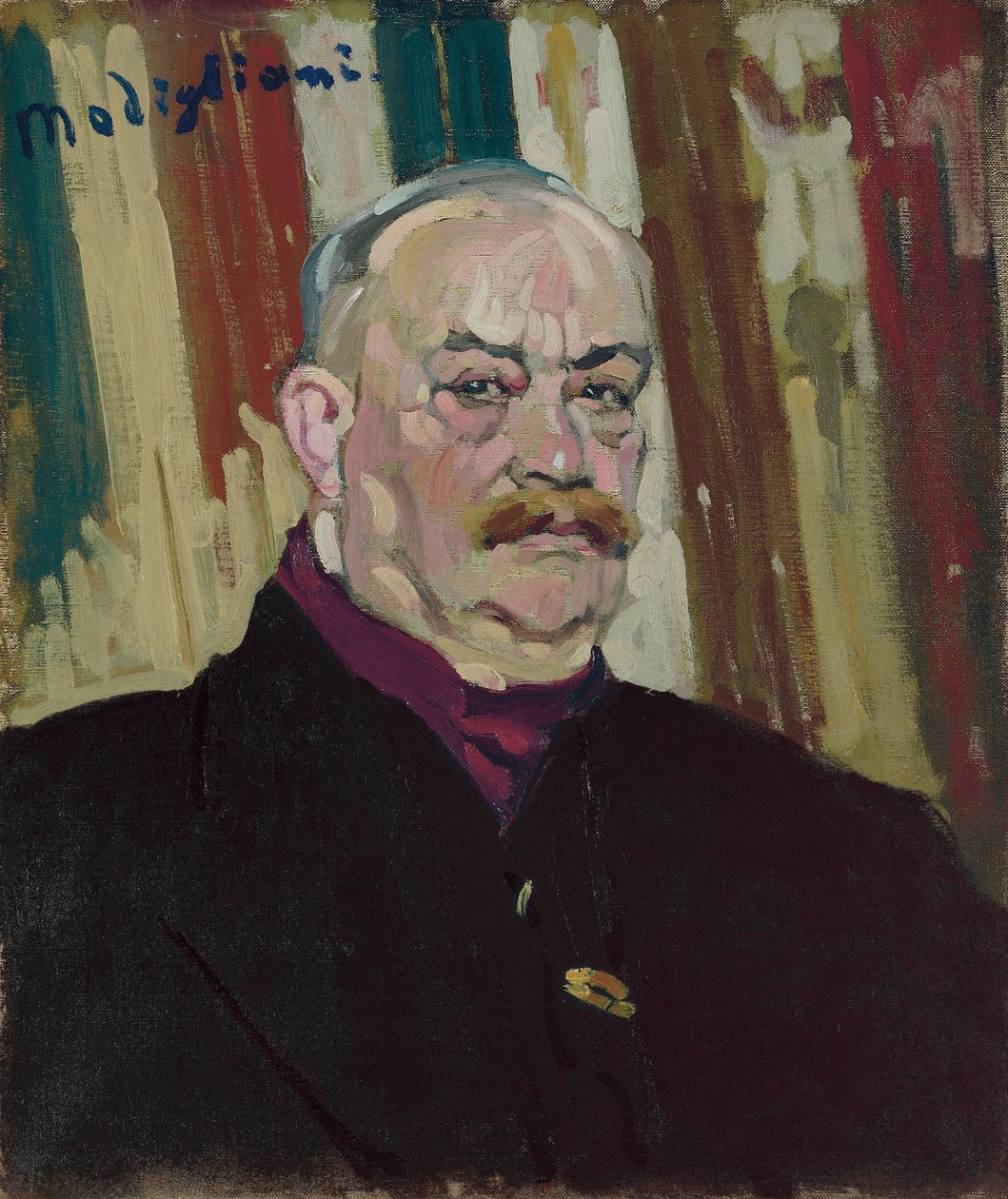 Portrett av Joseph Levi, ca. 1909 av Amedeo Modigliani