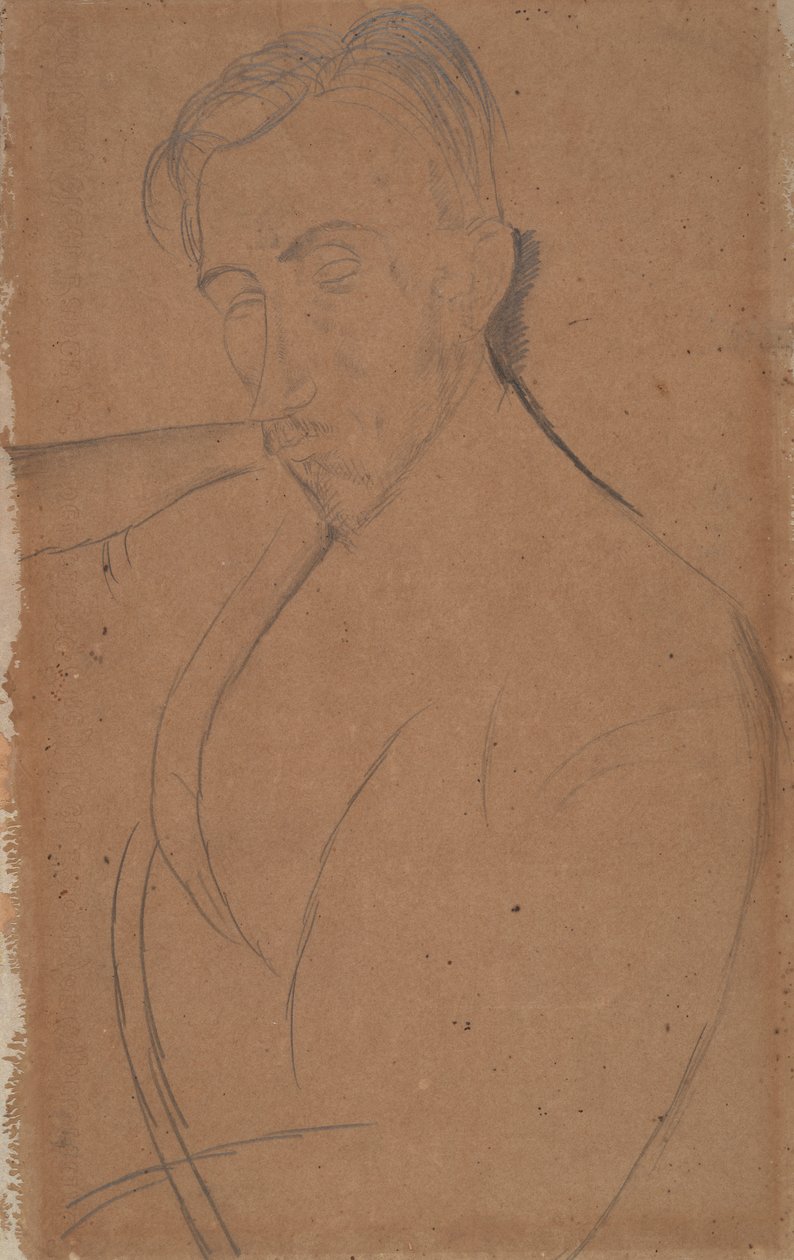 Portrett av Donato Frisia av Amedeo Modigliani