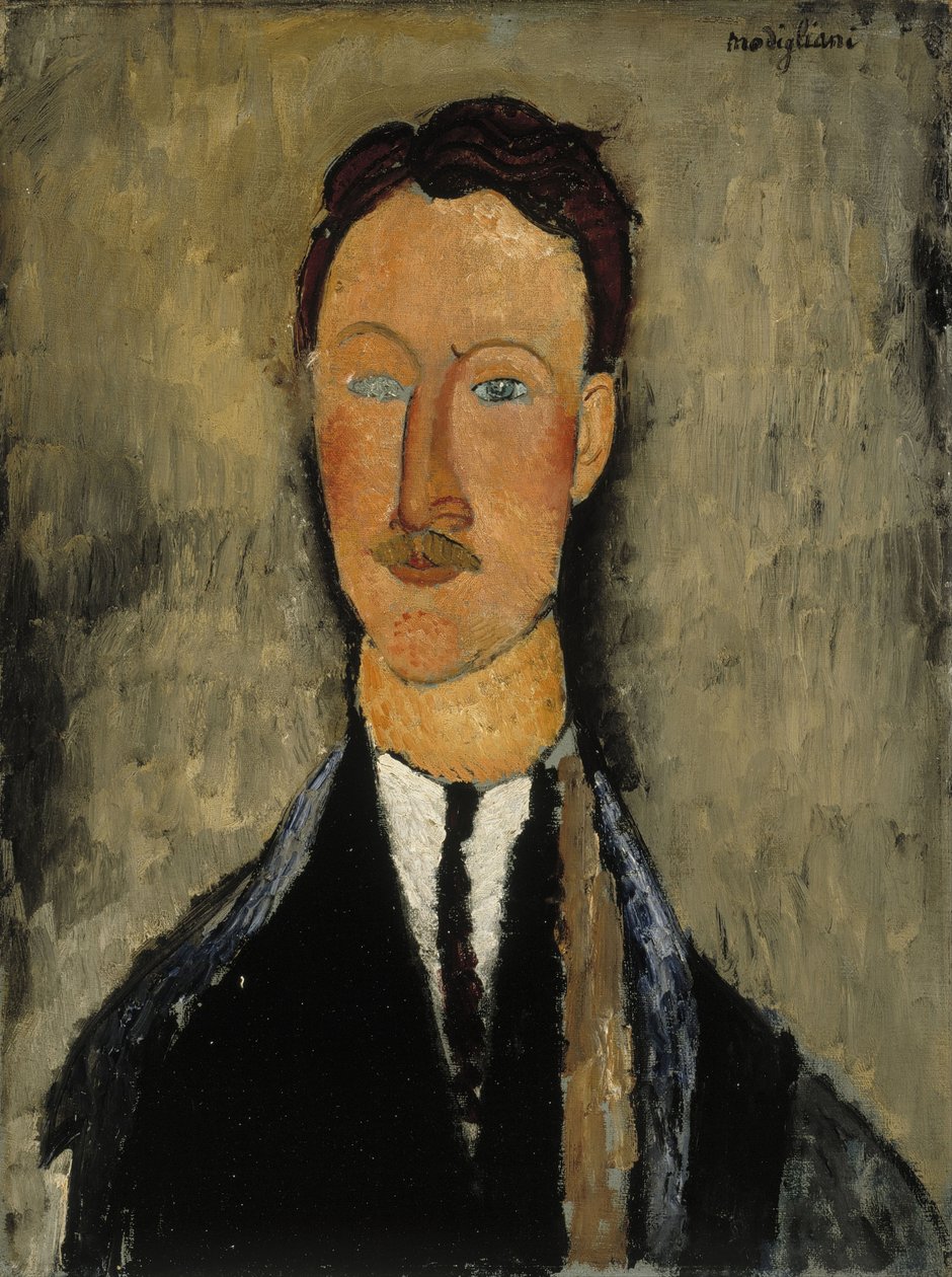 Portrett av Léopold Survage 1879-1968 av Amedeo Modigliani