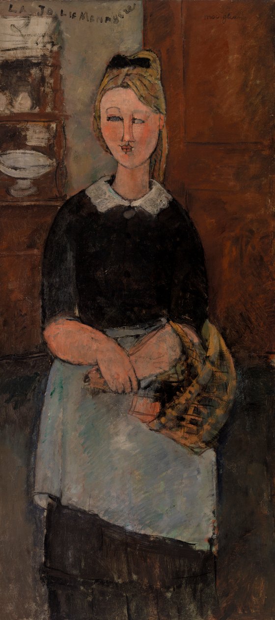 The Pretty Housewife (La Jolie ménagère) av Amedeo Modigliani