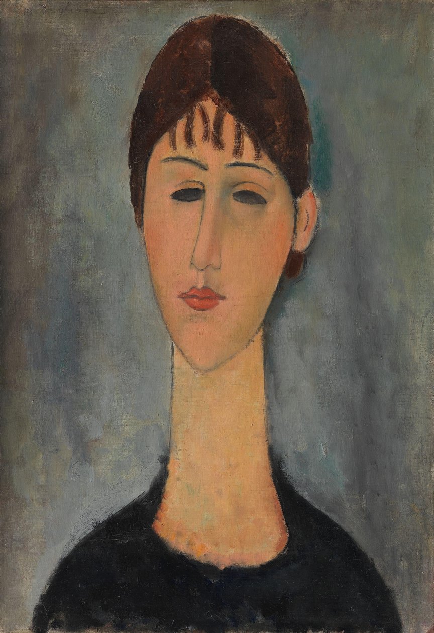 Ung kvinne (Anna Zborowska) av Amedeo Modigliani