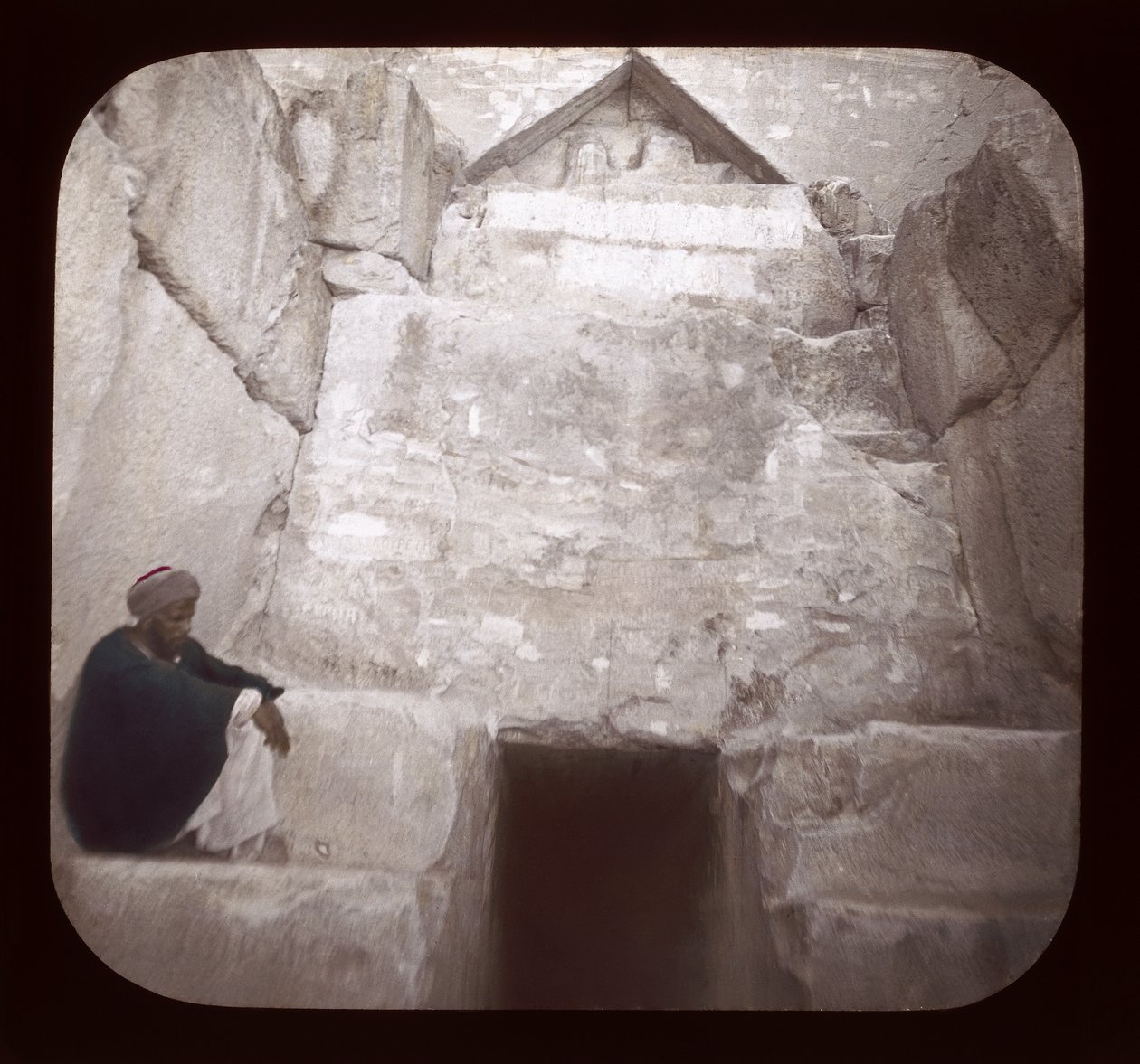 Egypt - Inngang til Keopspyramiden (lanternesklie) av American Photographer