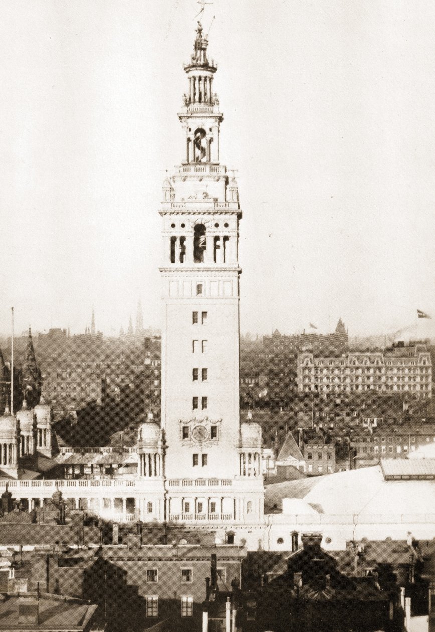 Den andre Madison Square Garden, utenfor Madison Square, ca. 1895 av American Photographer