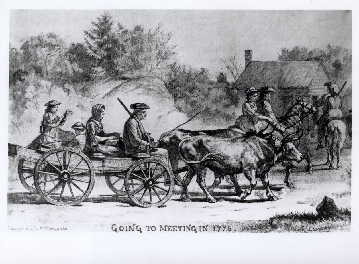 Går til møte i 1776, 1876 av American School