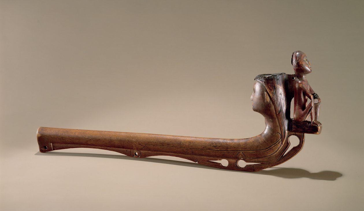 Iroquois Pipe, ca. 1725 (tre) av American School