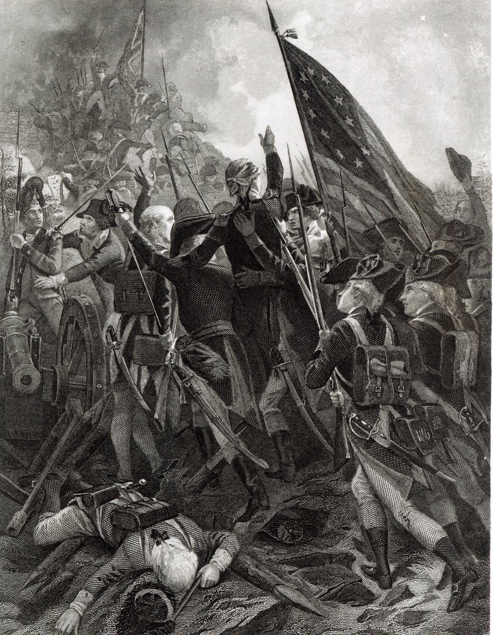Storming of Stony Point, juli 1779 av American School