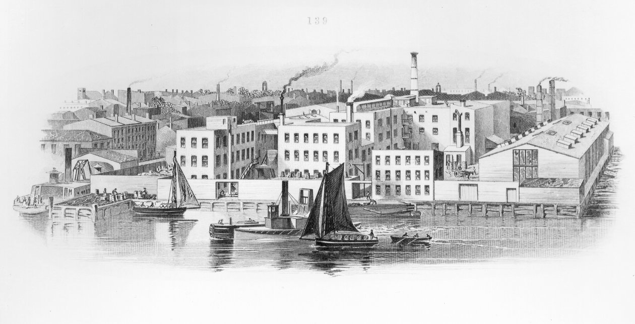 The American Bank Note Company, New York (gravering) (bundw-bilde) av American School
