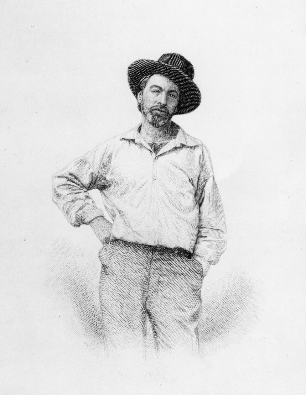 Walt Whitman, frontispice til 