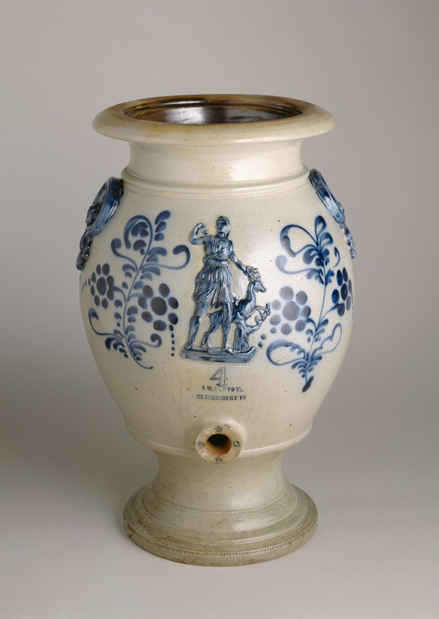Vannkjøler, ca. 1850 (keramikk) av American School