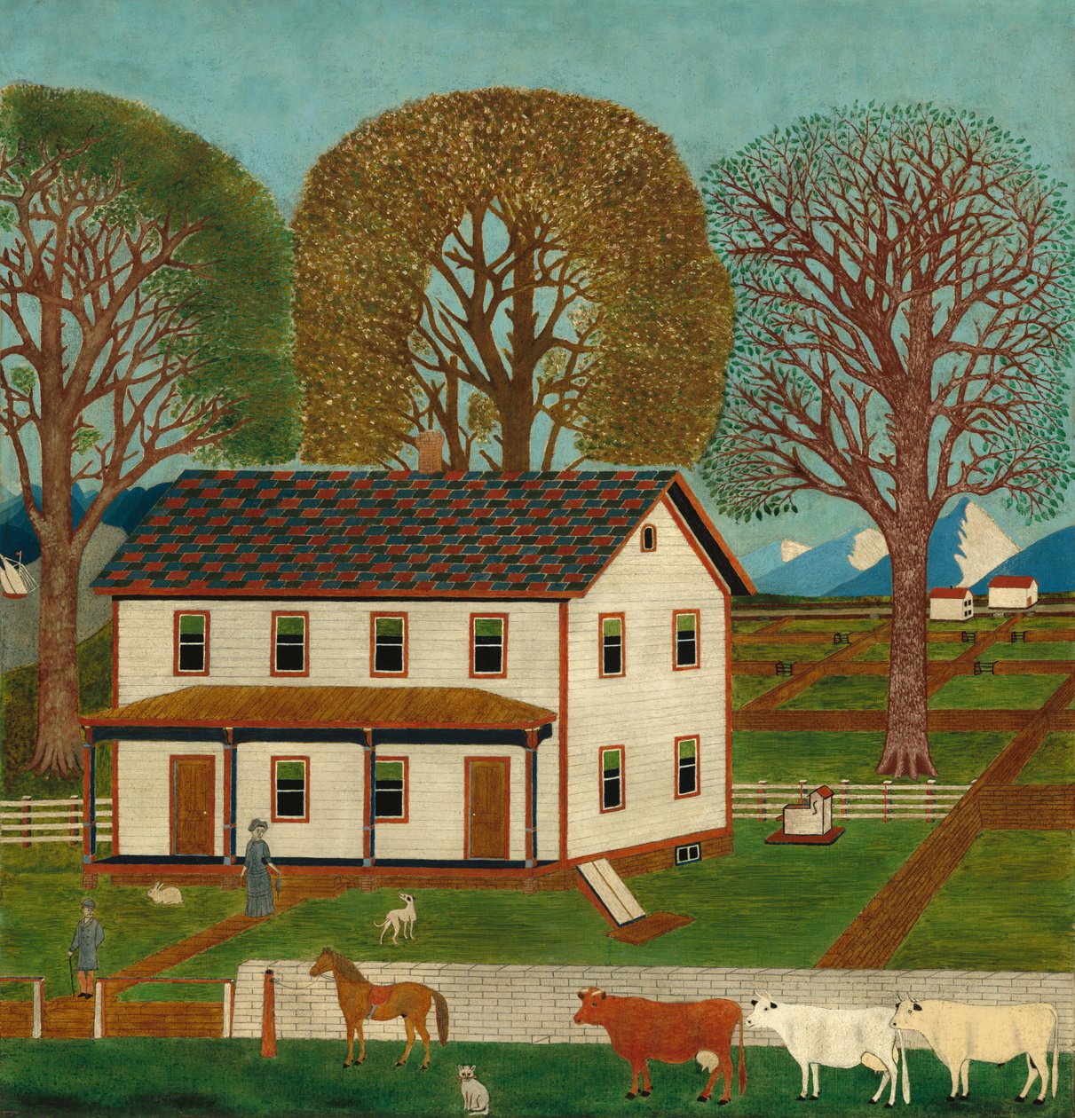 Våningshus i Mahantango Valley av American 19th Century