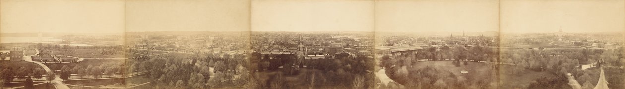 Panoramautsikt over Washington, DC av American 19th Century