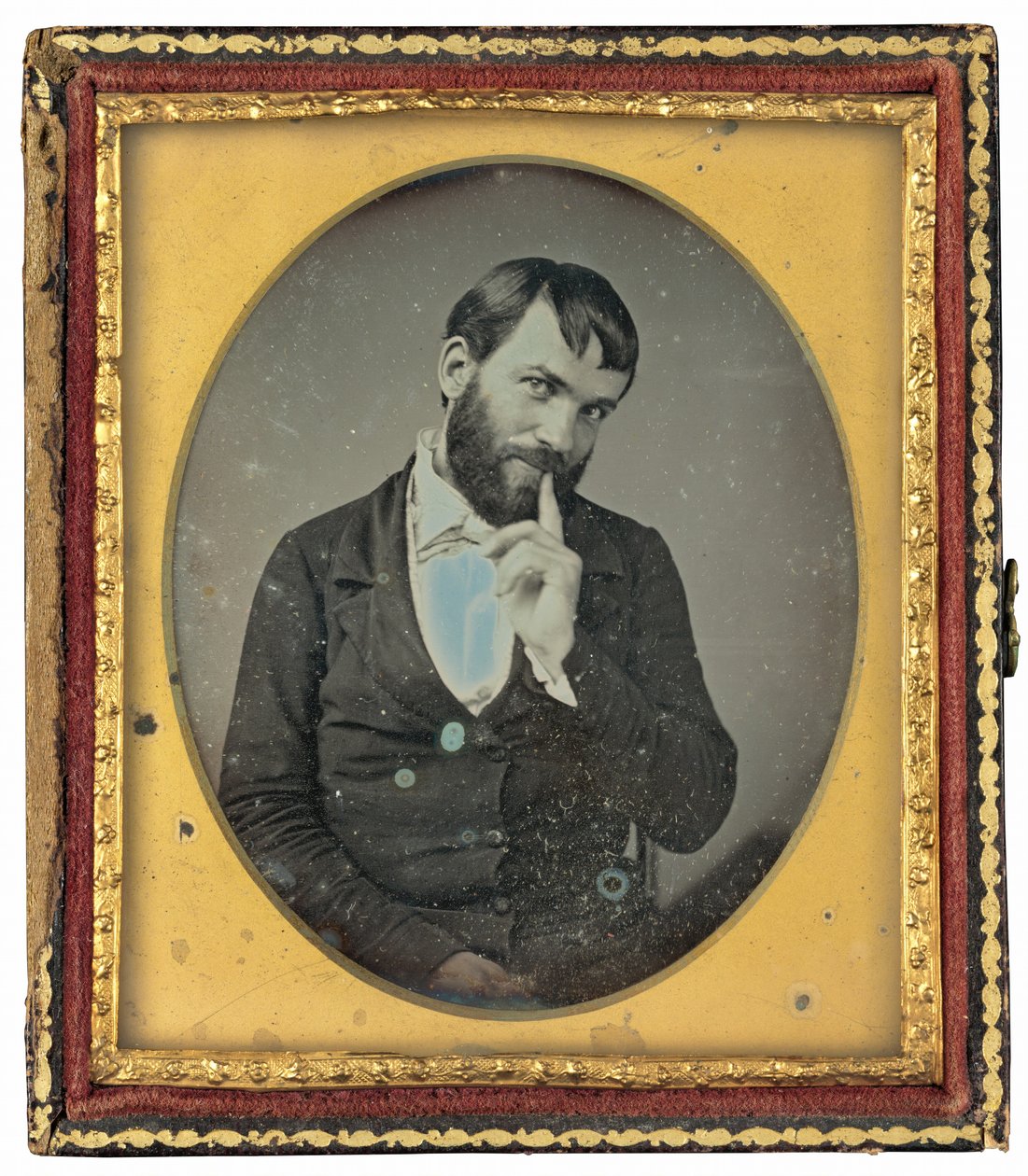 Portrett av en mann av American 19th Century