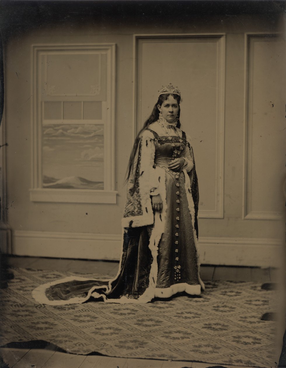 Portrett av en kvinne av American 19th Century