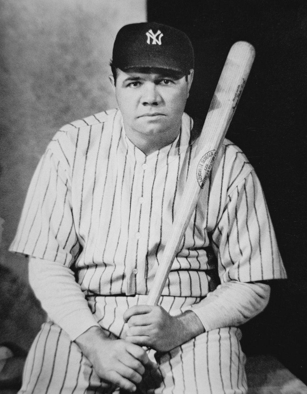 Babe Ruth, ca. 1927 (s/hvitt-bilde) av American Photographer