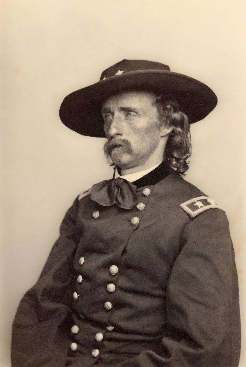 George Armstrong Custer. Portrett (bilde) av American Photographer