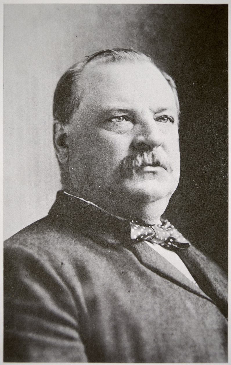 Grover Cleveland (s/hvitt bilde) av American Photographer