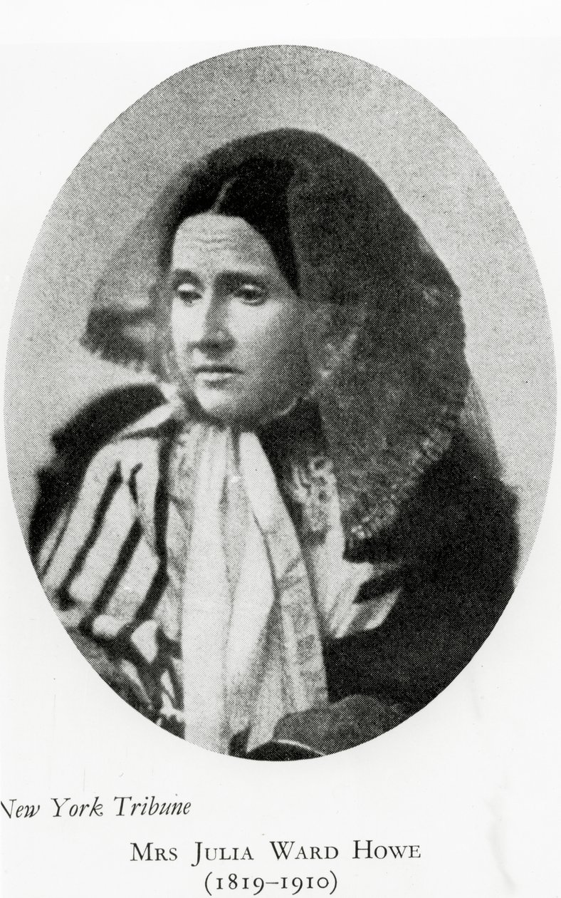 Fru Julia Ward Howe, ca. 1860-tallet av American Photographer