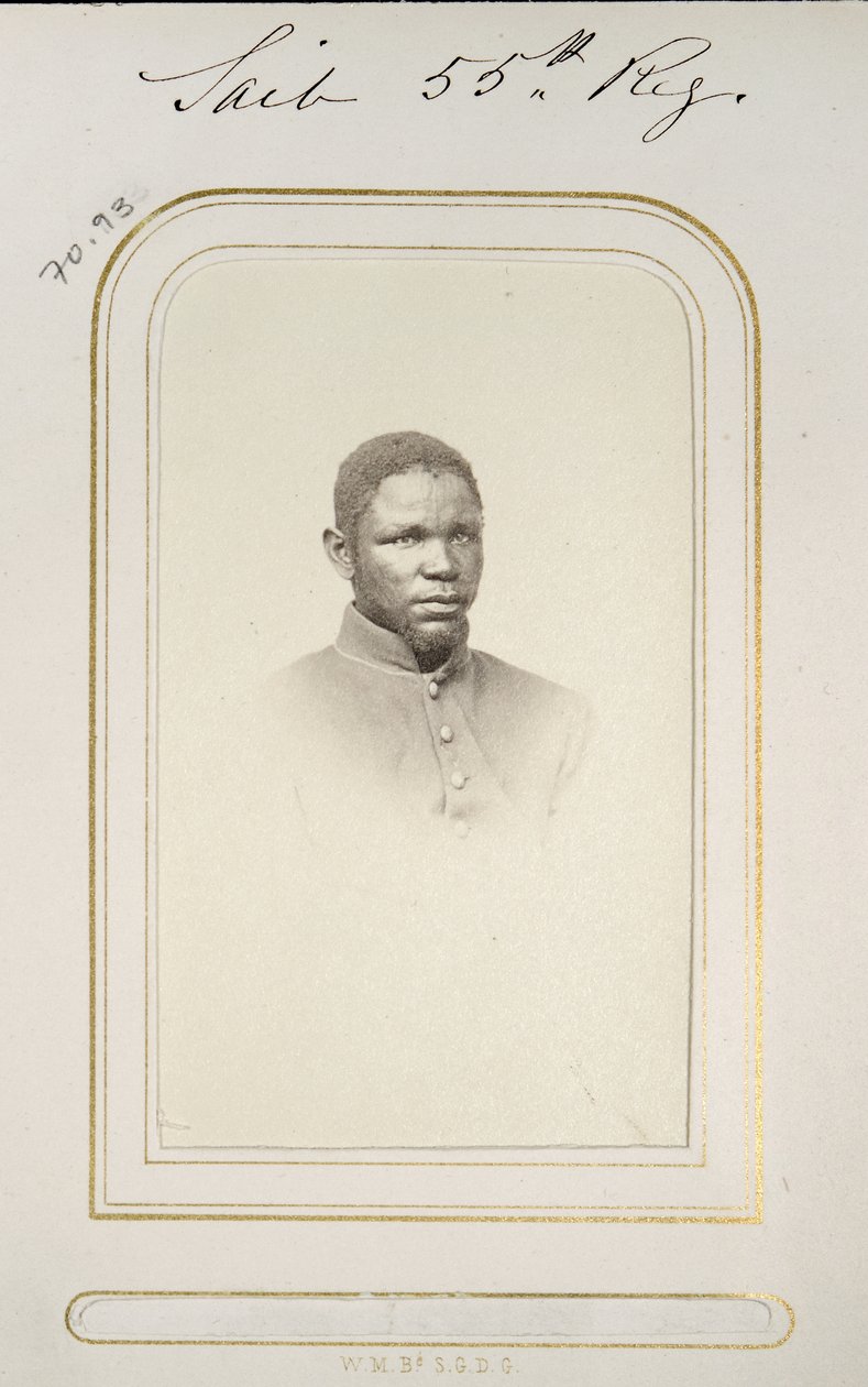 Nicholas Said, carte de visite, ca. 1863-66 av American Photographer