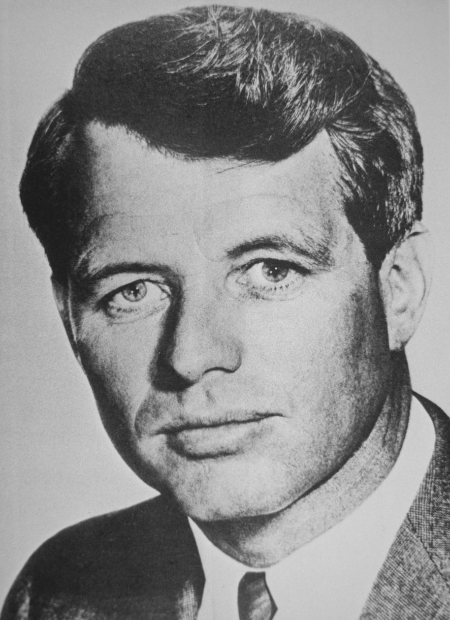 Robert F. Kennedy (s/hvitt-bilde) av American Photographer